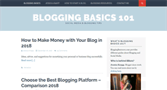 Desktop Screenshot of bloggingbasics101.com